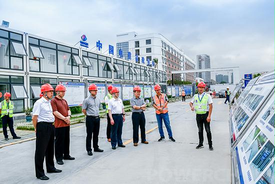 中施企协到深圳地铁12号线海上田园东站观摩